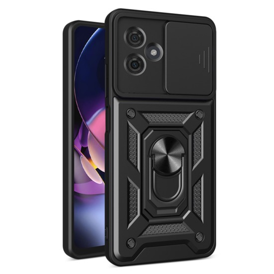 Husa pentru Motorola Moto G54 Power Edition / G64 - Techsuit CamShield Series - Black