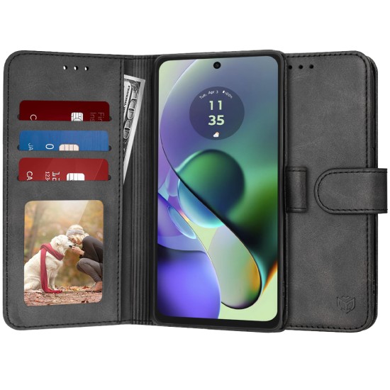 Husa pentru Motorola Moto G54 Power Edition / G64 - Techsuit Diary Book - Black