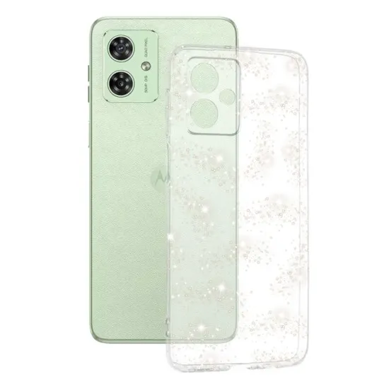Husa pentru Motorola Moto G54 - Techsuit SparkleSkin Series - Clear Husa pentru Motorola Moto G54 - Techsuit SparkleSkin Series - Clear