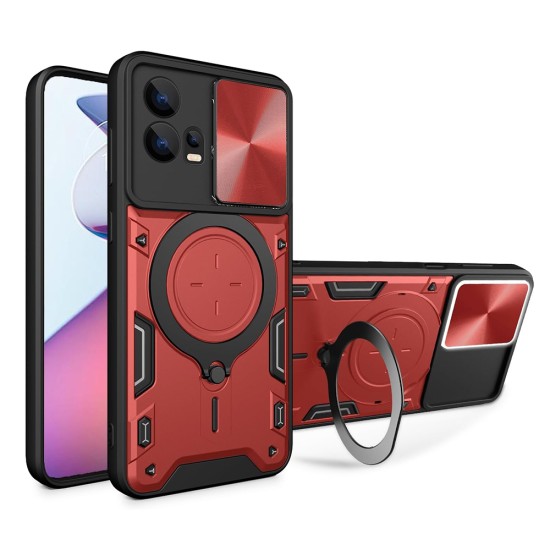 Husa pentru Motorola Moto G72 - Techsuit CamGuard Pro - Red