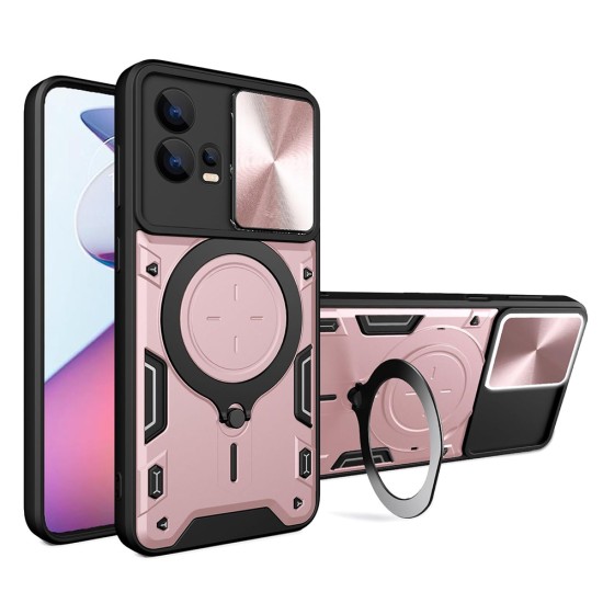 Husa pentru Motorola Moto G72 - Techsuit CamGuard Pro - Rose Gold