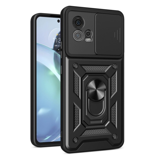 Husa pentru Motorola Moto G72 - Techsuit CamShield Series - Black