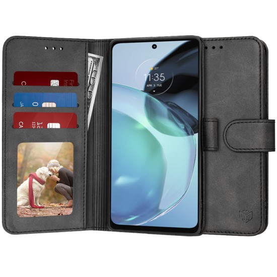 Husa pentru Motorola Moto G72 - Techsuit Diary Book - Black