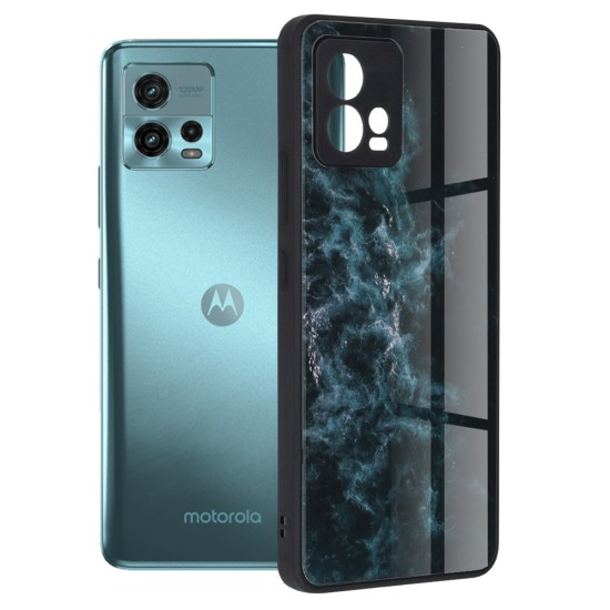 Husa pentru Motorola Moto G72 - Techsuit Glaze Series - Blue Nebula