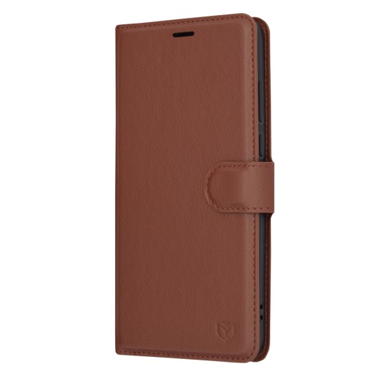 Husa pentru Motorola Moto G84 - Techsuit Leather Folio - Brown