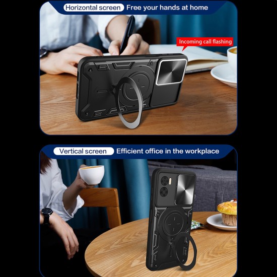 Husa pentru Motorola Moto G85 - Techsuit CamGuard Pro - Black