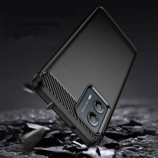 Husa pentru Motorola Moto G85 - Techsuit Carbon Silicone - Blue Husa pentru Motorola Moto G85 - Techsuit Carbon Silicone - Blue
