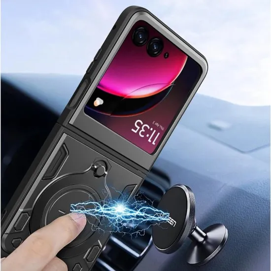Husa pentru Motorola Razr 50 - Techsuit CamGuard Pro - Purple Husa pentru Motorola Razr 50 - Techsuit CamGuard Pro - Purple