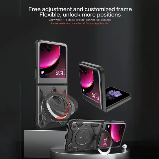 Husa pentru Motorola Razr 50 - Techsuit CamGuard Pro - Purple Husa pentru Motorola Razr 50 - Techsuit CamGuard Pro - Purple