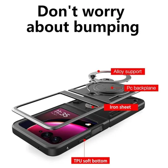 Husa pentru Motorola Razr 50 - Techsuit CamGuard Pro - Purple Husa pentru Motorola Razr 50 - Techsuit CamGuard Pro - Purple