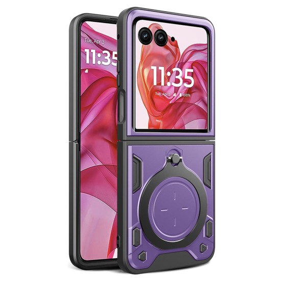 Husa pentru Motorola Razr 50 Ultra - Techsuit CamGuard Pro - Purple