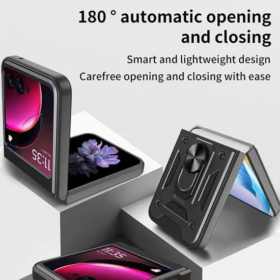 Husa pentru Motorola Razr 50 Ultra - Techsuit CamShield Series - Rose Gold Husa pentru Motorola Razr 50 Ultra - Techsuit CamShield Series - Rose Gold