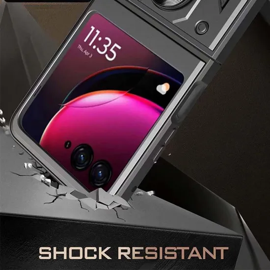 Husa pentru Motorola Razr 50 Ultra - Techsuit CamShield Series - Rose Gold Husa pentru Motorola Razr 50 Ultra - Techsuit CamShield Series - Rose Gold