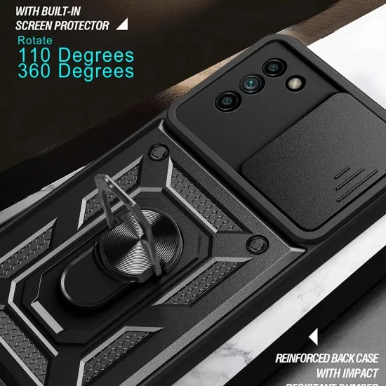 Husa pentru Nokia G11 / G21 - Techsuit CamShield Series - Black Husa pentru Nokia G11 / G21 - Techsuit CamShield Series - Black