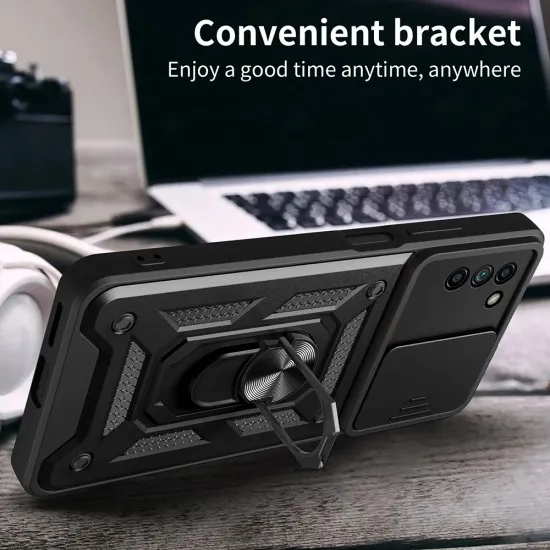 Husa pentru Nokia G11 / G21 - Techsuit CamShield Series - Black Husa pentru Nokia G11 / G21 - Techsuit CamShield Series - Black