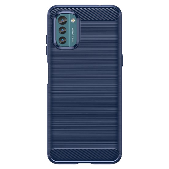 Husa pentru Nokia G11 / G21 - Techsuit Carbon Silicone - Blue