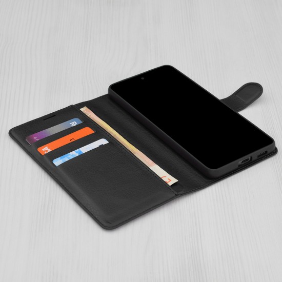 Husa pentru Nothing Phone (2a) - Techsuit Leather Folio - Black