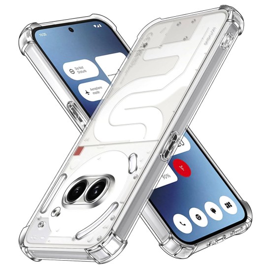 Husa pentru Nothing Phone (2a) - Techsuit Shockproof Clear Silicone - Clear