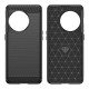 Husa pentru OnePlus 11 - Techsuit Carbon Silicone - Black