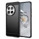Husa pentru OnePlus 12 - Techsuit Carbon Silicone - Black Husa pentru OnePlus 12 - Techsuit Carbon Silicone - Black
