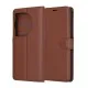 Husa pentru OnePlus 12 - Techsuit Leather Folio - Brown