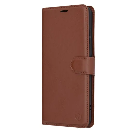 Husa pentru OnePlus 12 - Techsuit Leather Folio - Brown