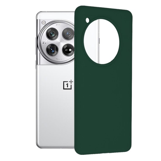 Husa pentru OnePlus 12 - Techsuit Soft Edge Silicone - Dark Green