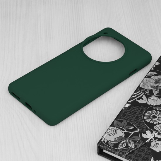 Husa pentru OnePlus 12 - Techsuit Soft Edge Silicone - Dark Green