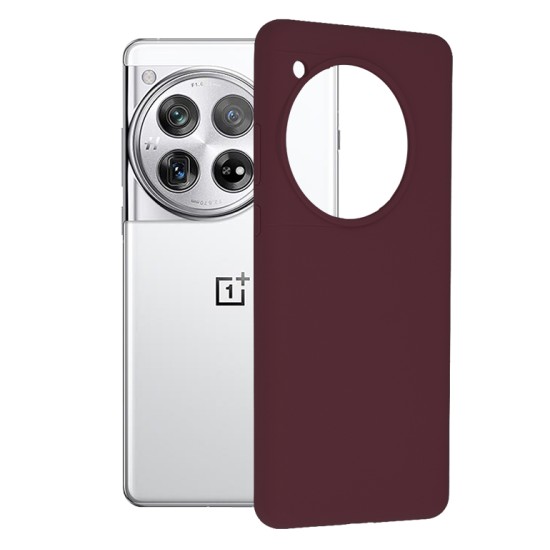 Husa pentru OnePlus 12 - Techsuit Soft Edge Silicone - Plum Violet