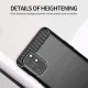 Husa pentru OnePlus 9 - Techsuit Carbon Silicone - Black Husa pentru OnePlus 9 - Techsuit Carbon Silicone - Black