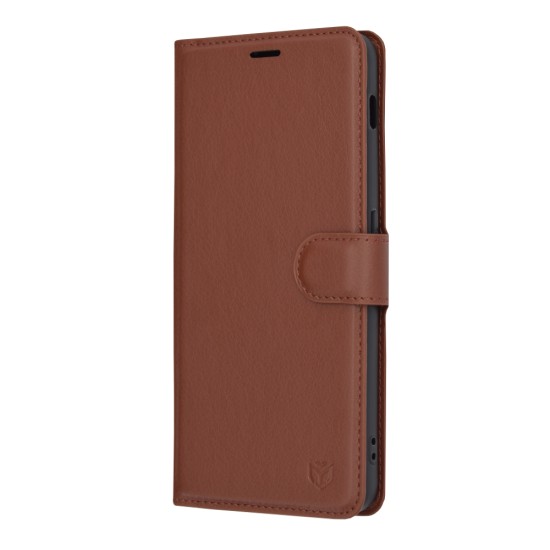 Husa pentru OnePlus Nord 3 - Techsuit Leather Folio - Brown