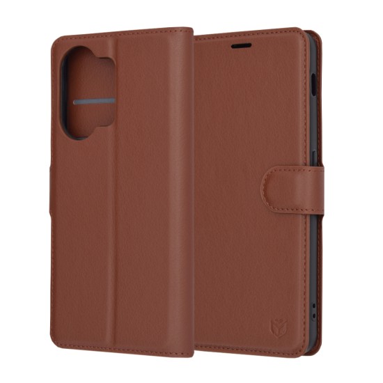 Husa pentru OnePlus Nord 3 - Techsuit Leather Folio - Brown