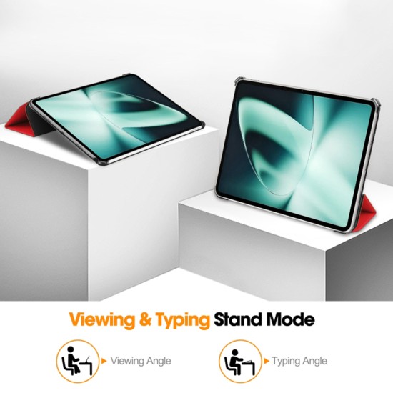 Husa pentru OnePlus Pad - Techsuit FoldPro - Red Husa pentru OnePlus Pad - Techsuit FoldPro - Red