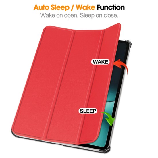 Husa pentru OnePlus Pad - Techsuit FoldPro - Red Husa pentru OnePlus Pad - Techsuit FoldPro - Red