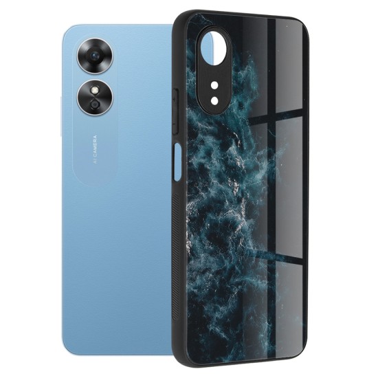 Husa pentru Oppo A17 - Techsuit Glaze Series - Blue Nebula