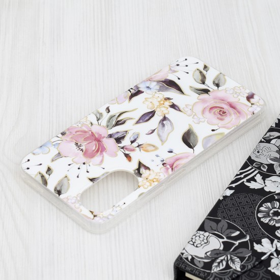 Husa pentru Oppo A17 - Techsuit Marble Series - Chloe White