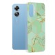 Husa pentru Oppo A17 - Techsuit Marble Series - Green Hex