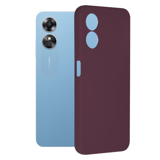 Husa pentru Oppo A17 - Techsuit Soft Edge Silicone - Plum Violet