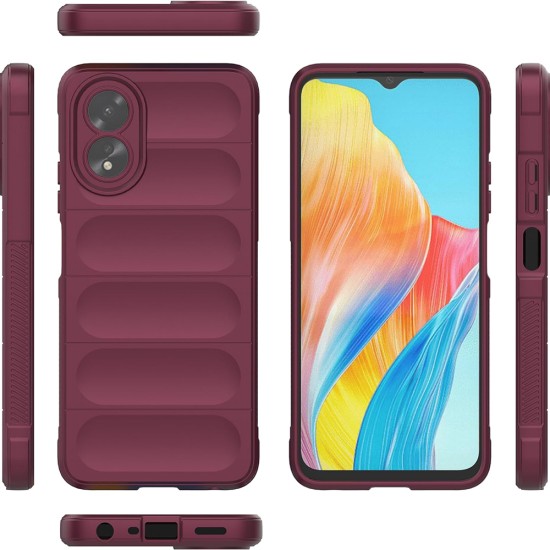 Husa pentru Oppo A38 / A18 - Techsuit Magic Shield - Bordeaux