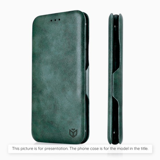 Husa pentru Oppo A40 4G / A60 5G - Techsuit Safe Wallet Plus - Green