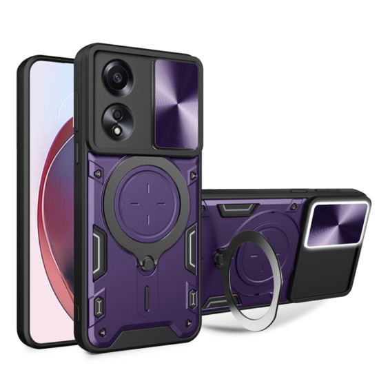 Husa pentru Oppo A58 4G - Techsuit CamGuard Pro - Purple