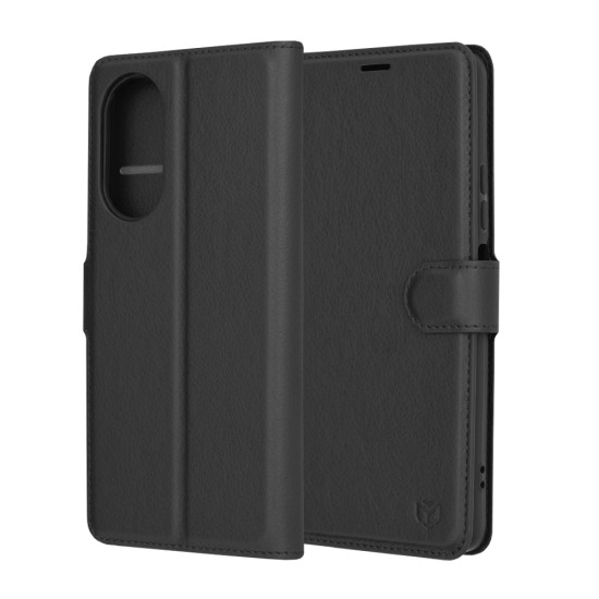 Husa pentru Oppo A58 4G - Techsuit Leather Folio - Black