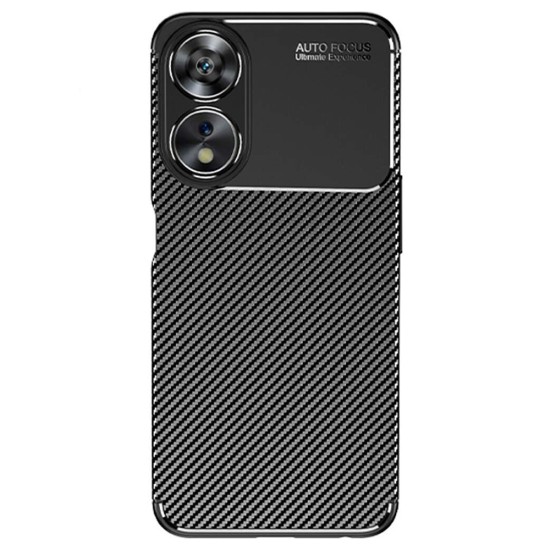 Husa pentru Oppo A58 5G / A78 5G - Techsuit CarbonFiber - Black