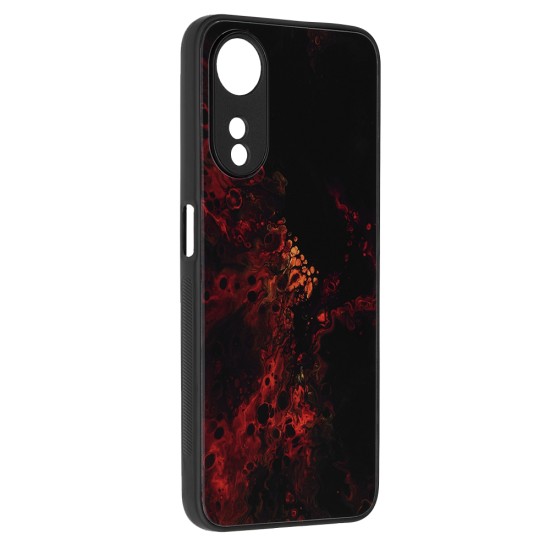 Husa pentru Oppo A58 5G / A78 5G - Techsuit Glaze Series - Red Nebula