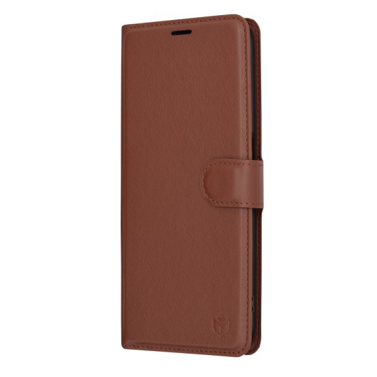 Husa pentru Oppo A58 5G / A78 5G - Techsuit Leather Folio - Brown