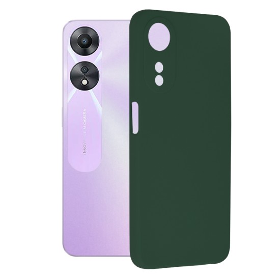 Husa pentru Oppo A58 5G / A78 5G - Techsuit Soft Edge Silicone - Dark Green