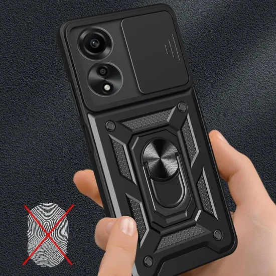 Husa pentru Oppo A60 - Techsuit CamShield Series - Green Husa pentru Oppo A60 - Techsuit CamShield Series - Green
