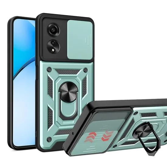 Husa pentru Oppo A60 - Techsuit CamShield Series - Green Husa pentru Oppo A60 - Techsuit CamShield Series - Green