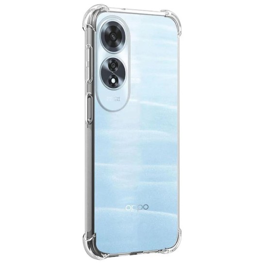 Husa pentru Oppo A60 - Techsuit Shockproof Clear Silicone - Clear