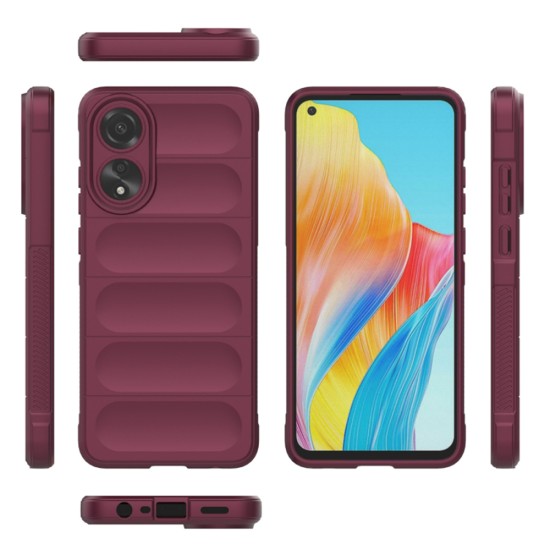 Husa pentru Oppo A78 4G - Techsuit Magic Shield - Bordeaux